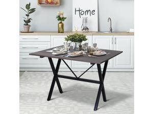Drop Leaf Folding 6-person Dining Table Computer End Side Desk Drop Leaf Folding 6-person Dining Table Computer End Side Desk