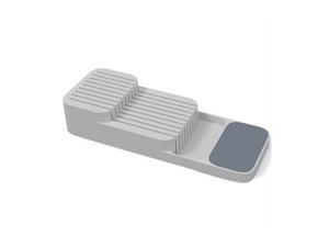 Kitchen Drawer Organizer Tray for Knives Knife Block Cutlery Storage Grey Kitchen Drawer Organizer Tray for Knives Knife Block Cutlery Storage Grey