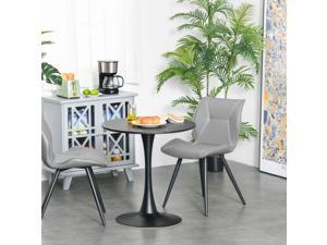 Modern Round Dining Table Leisure Coffee Bistro Table Metal Base Dining Room Modern Round Dining Table Leisure Coffee Bistro Table Metal Base Dining Room