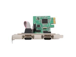 PCI-E PCI Express to 2 Ports COM 9 Pin Serial RS232 Card Adapter Win 7 VISTA XP PCI-E PCI Express to 2 Ports COM 9 Pin Serial RS232 Card Adapter Win 7 VISTA XP