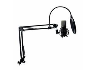 Professional Studio Broadcasting Recording Kit Microphone+Pop Filter+Holder Professional Studio Broadcasting Recording Kit Microphone+Pop Filter+Holder