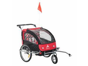 3-in-1 Folding Baby Bike Trailer Stroller Jogger Bicycle Kids Stroller 1-2 kids 3-in-1 Folding Baby Bike Trailer Stroller Jogger Bicycle Kids Stroller 1-2 kids
