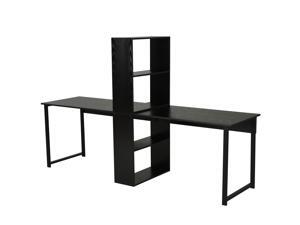 Black Computer Desk PC Workston Study Table Home Office Black Computer Desk PC Workston Study Table Home Office