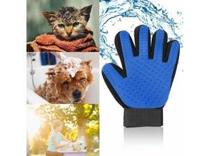 Pet Dog Cat Grooming Glove Brush Dirt Hair Fur Removal Massage Deshedding Blue Pet Dog Cat Grooming Glove Brush Dirt Hair Fur Removal Massage Deshedding Blue