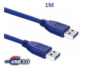 Fast USB 2.0 Data Extension Cable Type A Male to A Male M-M Connection Cord PC Fast USB 2.0 Data Extension Cable Type A Male to A Male M-M Connection Cord PC