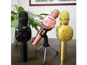 Wireless Bluetooth Microphone With LED Light for Kraoke Handheld Audio Wireless Bluetooth Microphone With LED Light for Kraoke Handheld Audio