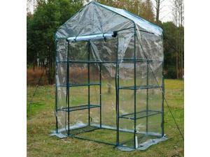 4.7 x 2.4 x 6.4ft 4-Tier Walk-in Greenhouse Garden Flower Plant Portable Po 4.7 x 2.4 x 6.4ft 4-Tier Walk-in Greenhouse Garden Flower Plant Portable Po