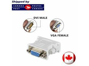 DVI-D 24+1 Male to VGA HD Adapter for HDTV Gaming, Projector DVD Laptop Computer DVI-D 24+1 Male to VGA HD Adapter for HDTV Gaming, Projector DVD Laptop Computer