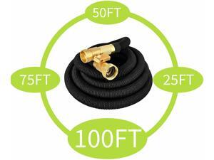 50/75/100FT Expandable Garden Water Hose with High Pressure Spray Nozzle 50/75/100FT Expandable Garden Water Hose with High Pressure Spray Nozzle