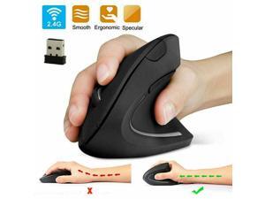 2.4GHz Ergonomic Wireless Vertical Optical Mouse For PC Laptop Computer +USB 2.4GHz Ergonomic Wireless Vertical Optical Mouse For PC Laptop Computer +USB