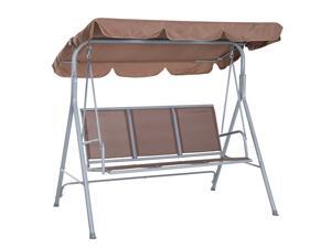 3-Seater Outdoor Swing Chair Porch Glider Bed Sling Seat 3-Seater Outdoor Swing Chair Porch Glider Bed Sling Seat