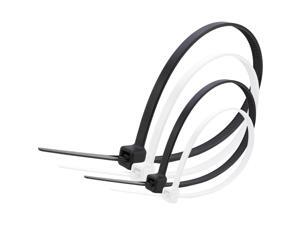 6+8+12 Inch 50 LBS Cable Ties Heavy Duty 400-Pack Nylon Plastic Wrap Zip Ties 6+8+12 Inch 50 LBS Cable Ties Heavy Duty 400-Pack Nylon Plastic Wrap Zip Ties