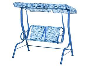 2-Seat Kid Canopy Swing Chair Seat Belt Awning 43.25" x 27.5" x 43.25" 2-Seat Kid Canopy Swing Chair Seat Belt Awning 43.25" x 27.5" x 43.25"