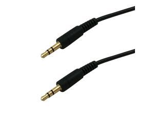 6ft 3.5mm Stereo Male to Male Cable - Riser Rated CL2/FT4 - Black 6ft 3.5mm Stereo Male to Male Cable - Riser Rated CL2/FT4 - Black