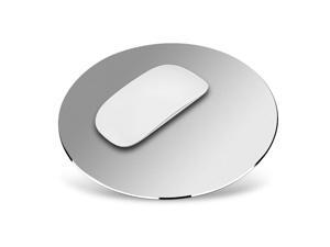 Round Double-Sided Mouse Pad, Aluminum PU, 200mm x 200mm x 2.5mm For Office Round Double-Sided Mouse Pad, Aluminum PU, 200mm x 200mm x 2.5mm For Office