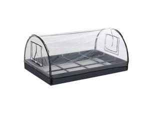 Garden Bed Planter Kit Greenhouse w/ Windows Dual Use 47" x 31" x 21" Garden Bed Planter Kit Greenhouse w/ Windows Dual Use 47" x 31" x 21"