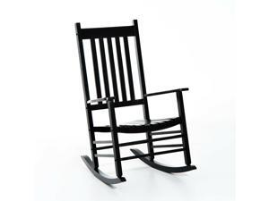 Porch Rocking Chair - Outdoor Po Wooden Rocking Chair - Black Porch Rocking Chair - Outdoor Po Wooden Rocking Chair - Black