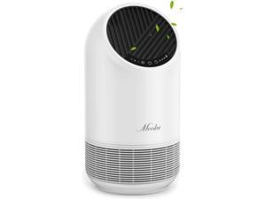 Mooka True HEPA Air Purifier for Large Room Up to 323ft², Ozone Free Air Cleaner for Allergies, Pets, Smokers, Odor Eliminator for Bedroom Office, Filter Reminder & Timer