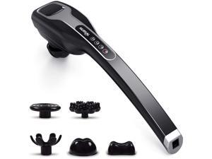 NURSAL Cordless Handheld Massager for Muscles, Powerful Electric Deep Tissue Massager, Pain Relief Body Percussion Massager for Shoulder, Back, Neck, Leg