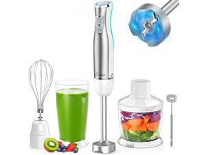 Immersion Blender Set Electric Hand Mixer Handheld Egg Beater Hand Blender Stick Choice for Soup Sauces and Making Gmorosa Hand Blender Smoothies & Baby Food 