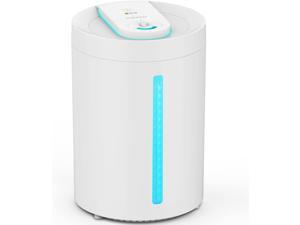 MOOKA Humidifiers, 2-in-1 Top Fill Humidifier for Bedroom Large Room Baby Home, 4L/1.1Gal Cool Mist Humidifier, Auto Shut Off, Night Light