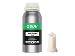 3D Printer Rapid Resin UV Curing Resin Water Washable Resin Photopolymer Resin for Photon UV Curing LCD 3D Printer, 500g White