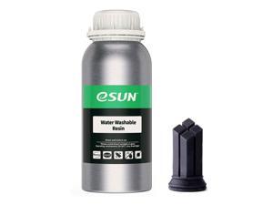 3D Printer Rapid Resin UV 405nm LCD 3D Printer Rapid Resin UV Curing Resin Water Washable Resin Photopolymer Resin for Photon UV Curing LCD 3D Printer, 500g Black