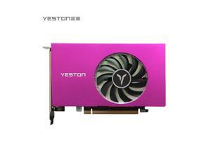 Yeston RX550-4G 4HDMI 4-Screen Graphics Card Support Split Screen 10bit Color Depth HDR 4G/128bit/GDDR5 with 4 HD-MI Ports