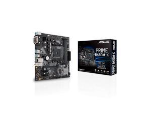 ASUS PRIME B450M-K AM4 AMD B450 SATA 6Gb/s USB 3.1 Micro ATX AMD Motherboard