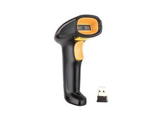 Octfam Wireless Barcode Scanner 328 Feet Transmission Distance USB Cordless 1D Laser Automatic Barcode Reader Handhold Bar Code Scanner with USB Receiver for Store, Supermarket, Warehouse