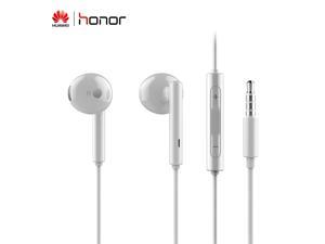 Original HUAWEI Honor Earphone AM115 Wired Half In-ear Headset 3.5mm Jack With Microphone Volume Control For Huawei P10 P20 Lite Mobile Phones Tablet Computer