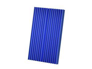 Aluminum Alloy Heat Sink Module Cooler Radiator Blue Oxidation Heatsink with 16 Fins for High Power Amplifier Transistor Semiconductor Devices