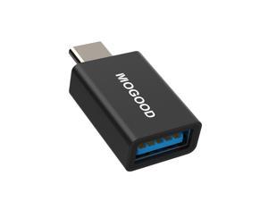 USB C to USB Adapter,MOGOOD USB C to USB 3.0 Adapter,USB C Female to USB Male Adapter Compatible with MacBook Pro 2019,MacBook Air 2020,Dell XPS and Type C Devices Black 1