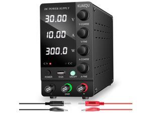 KUAIQU SPS-C3010 30V/10A 300W Variable Laboratory Switching DC Regulated Power Supply with USB Interface