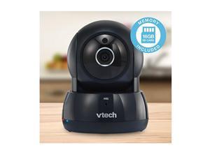VTech VC9311-122 Wi-Fi IP Camera with 720p HD, Remote Pan & Tilt, Free Live Streaming, Automatic Infrared Night Vision & 16 GB SD Card, Graphite