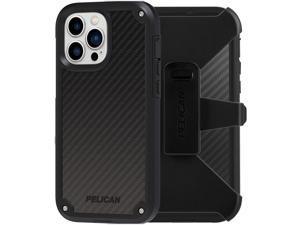 Pelican Shield Kevlar Series - iPhone 13 Pro Max Case 6.7" [Wireless Charging Compatible] Heavy Duty Rugged Phone Case with Belt Clip Holster Kickstand...