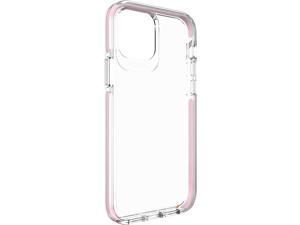 ZAGG Gear4 Piccadilly - Compatible with iPhone 12 Pro, iPhone 12 - Advanced Impact Protection with Integrated D3O Technology, Anti-Yellowing, Phone Cover - Rose Gold