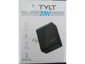 Fast Charger TYLT Full Speed 20W New Charger (Black) New Sealed
