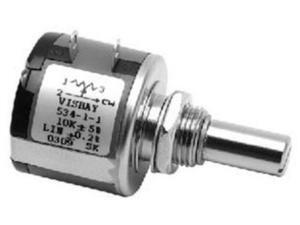 Vishay Spectrol 534-1-1-103 Potentiometer, Wirewound, 22Mm, 10Kohm, 5%, 2W Vishay Spectrol 534-1-1-103 Potentiometer, Wirewound, 22Mm, 10Kohm, 5%, 2W