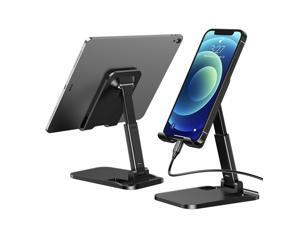 ROMOSS Cell Phone Stand for Desk - Fully Foldable Phone Dock Holder, Adjustable Angle Height Phone Tablet Cradle for Desk,Compatible with iPhone iPad, Galaxy Tabs, Nintendo Switch ROMOSS Cell Phone Stand for Desk - Fully Foldable Phone Dock Holder, Adjustable Angle Height Phone Tablet Cradle for Desk,Compatible with iPhone iPad, Galaxy Tabs, Nintendo Switch