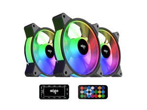 aigo AR12 3-Pack 120mm RGB Case Fan 3 Pin 5V ARGB Addressable Motherboard SYNC Cooling SATA Interface PC Fans with Controller for Computer Case aigo AR12 3-Pack 120mm RGB Case Fan 3 Pin 5V ARGB Addressable Motherboard SYNC Cooling SATA Interface PC Fans with Controller for Computer Case
