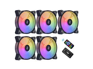 aigo AR12 5-Pack 120mm ARGB Case Fan ARGB Addressable Motherboard SYNC Cooling SATA Interface PC Fans with Controller for Computer Case aigo AR12 5-Pack 120mm ARGB Case Fan ARGB Addressable Motherboard SYNC Cooling SATA Interface PC Fans with Controller for Computer Case