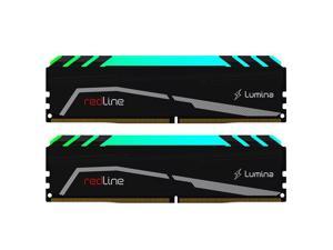 Mushkin REDLINE Lumina - DDR4 UDIMM - 288-pin Desktop Ram - Non-ECC - Dual Channel - LUMINA Heatsink (MLA4C)