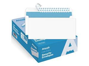 QUA69117 24-lb White Wove Security Tint and Pattern 100/Box Redi-Strip Closure #10 Self-Seal Security Envelopes 4-1/8 x 9-1/2 0 1-- Pack 100/Box 