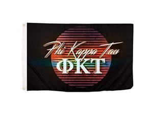 Phi Kappa Tau 80S Letter Fraternity Flag Banner 3 Feet X 5 Feet Sign Decor Phi Tau (Flag - 80S)