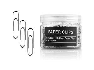 for School Office Personal Document Organizing Professional Work 700 Pieces Paper Clips-Paperclips-Paperclip-Paper Clip Assorted Size Small Medium Jumbo/Large 28mm 33mm 50mm 