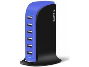 PowerUp 30W 6 USB Port Hub Desktop Charging Ston for Multiple Devices PowerUp 30W 6 USB Port Hub Desktop Charging Ston for Multiple Devices