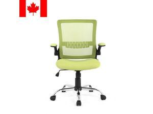 ® Mid Back Office Mesh Task Chair with Armrest, Green ® Mid Back Office Mesh Task Chair with Armrest, Green