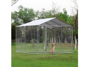 10ft Large Pet Kennel Playpen Dog House Exercise Cage w/ Canopy Roof 10ft Large Pet Kennel Playpen Dog House Exercise Cage w/ Canopy Roof