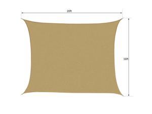 2x16ft Sun Sail Shade Garden Canopy Cover Rectangle UV Protector Po Lawn Sand 2x16ft Sun Sail Shade Garden Canopy Cover Rectangle UV Protector Po Lawn Sand